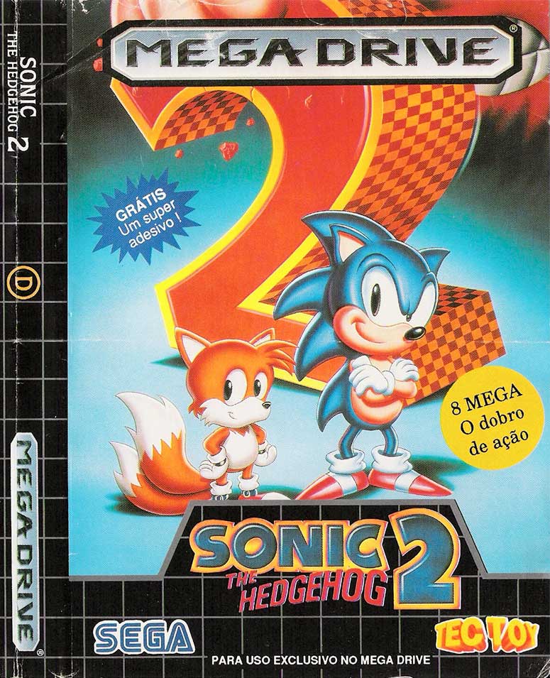 Jogo Sonic The Hedgehog 2 Original Mega Drive Perfeito